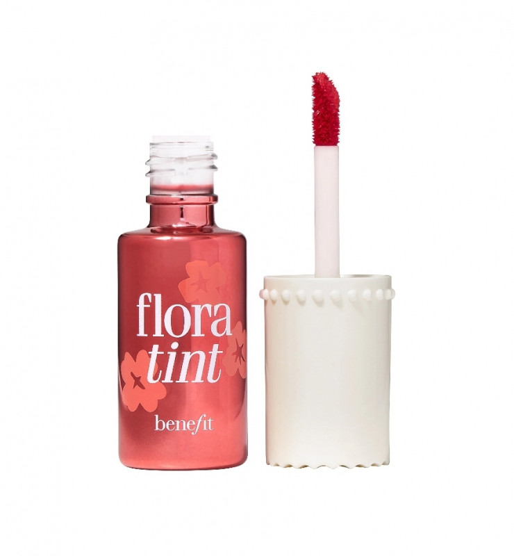 BENEFIT COSMETICS- Benetint Liquid Lip Blush & Cheek Tint- FloraTint